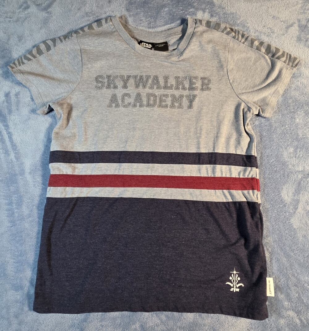 Disney Star Wars Her Universe Skywalker Academy Shirt Size Medium Colorblock Tee